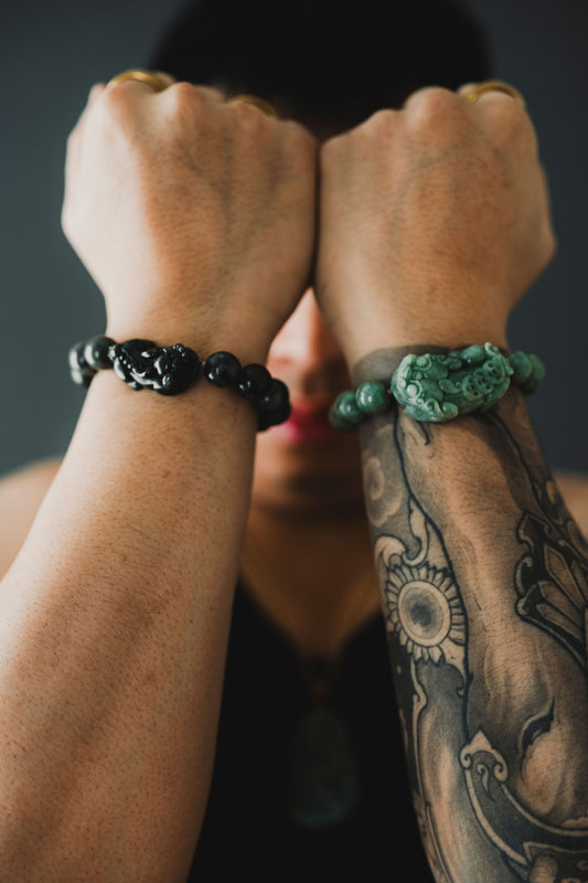 GREEN PIXIU BRACELET