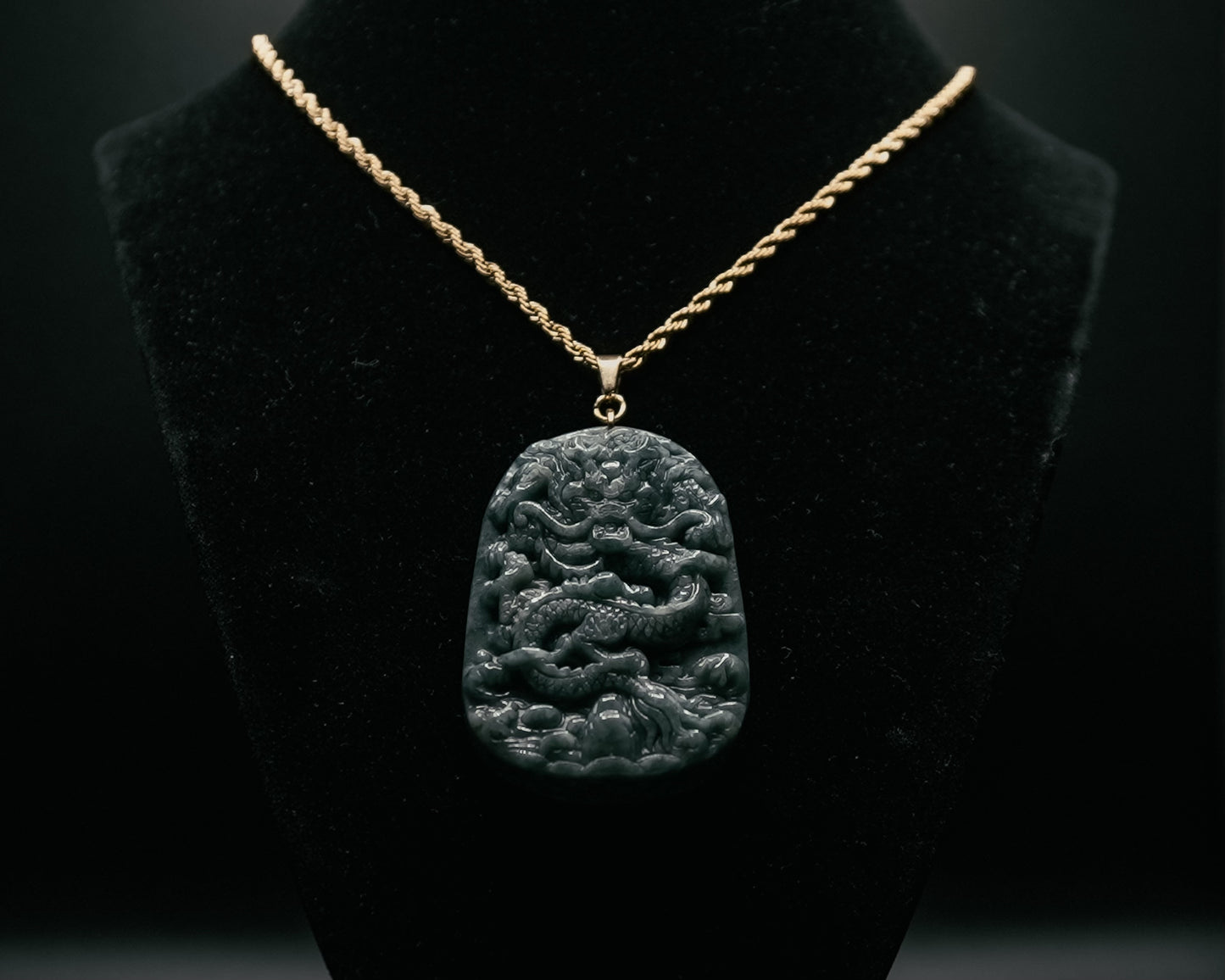 DRAGON FLYING OVER CLOUD PENDANT