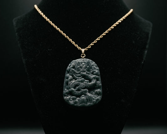 DRAGON FLYING OVER CLOUD PENDANT