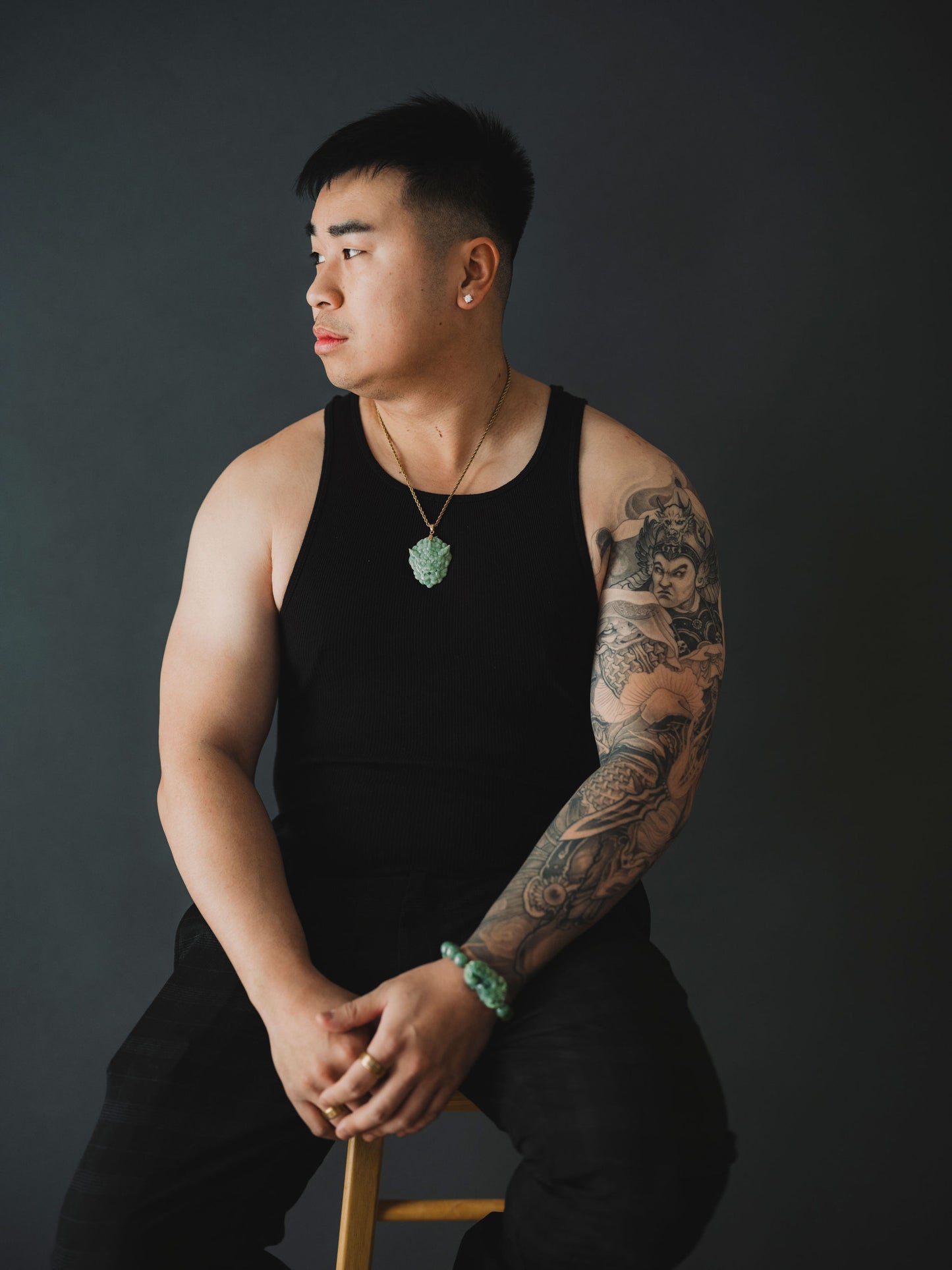 FU-DOG JADE PENDANT