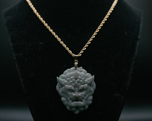 FU-DOG JADE PENDANT